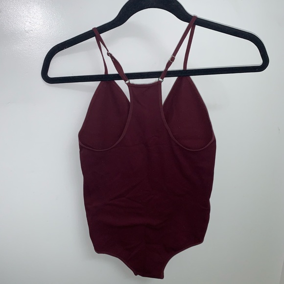 Burgundy Body Suit - Picture 2 of 3